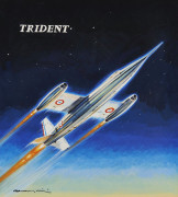 Paul LENGELLE (1908-1993), peintre de l'air  SO 9000 Trident