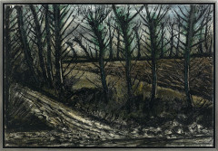 Bernard BUFFET 1928 - 1999 Le chemin et le champ labouré - 1975 Huile sur toile