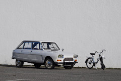 1969 Citroën Ami 8 Berline et un Solex No reserve Carte grise française- Deux véhicules pour le prix d'un !- Bel état de présentation e