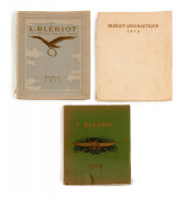 LOUIS BLERIOT - RECHERCHES AERONAUTIQUES  Trois catalogues 1909, 1911 et 1912