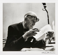 Robert DOISNEAU 1912-1994 Le Corbusier - 1953 Épreuve argentique