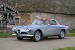 1956 Alfa Romeo 1900 C Super Sprint 3e Série par Touring Carte grise française Châssis n° AR1900C10066Moteur n° AR 1308-10064Carrosseri