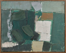 Olivier DEBRE (1920 - 1999) Le jardin - 1957 Huile sur toile