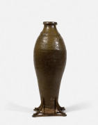 VASE EN GRÈS, TRAVAIL ANCIEN D'EXTRÊME-ORIENT