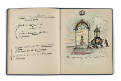 Paul VALÉRY Marie Élisabeth WREDE 1871-1945 & 1898-1981 Réunion de quatre cahiers de notes et de dessins