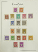 FRANCE - Collection de timbres-poste neufs, années 1950-1990. - 3 Albums.