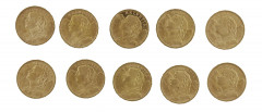 SUISSE 20 Francs. 10 pièces or  de 1930. Poids : 64.21 g.