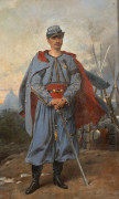 Lionel ROYER Château-du-Loir, 1852 - Neuilly-sur-Seine, 1926 Portrait de Charles de Vesins Huile sur toile