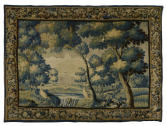 TAPISSERIE VERDURE D'AUBUSSON, XVIIIe SIÈCLE