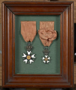 Etoiles de la Légion d'honneur de Jacques-Louis David et du baron Gros