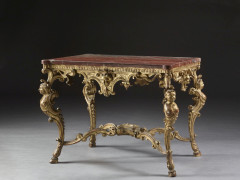 TABLE DE MILIEU, TRAVAIL ITALIEN D'ÉPOQUE ROCOCO