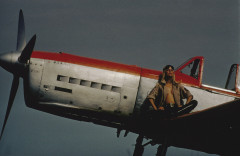 Francis GIACOBETTI Né en 1939 Aviateur, La Ferté Alais - 1969 Épreuve argentique lambda contrecollée sur dibond