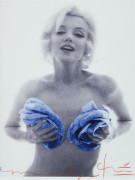 Bert STERN 1929-2013 Marilyn Monroe - Blue Roses The Last Sitting - 1962 Épreuve pigmentaire Iris (2012)