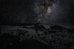 Thierry COHEN Né en 1963 Villes éteintes - Rio de Janeiro 22° 56' 42' S 2011-06-04 lst 12:34 - 2012 Épreuve pigmentaire encadrée so