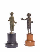 DEUX STATUETTES EN BRONZE, ART ROMAIN, 1er-2e SIÈCLE