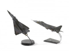 MIRAGE 2000 et JAGUAR  Lot de deux maquettes,