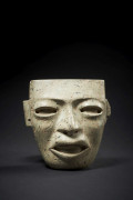IMPORTANT MASQUE FUNÉRAIRE Culture Teotihuacan, vallée de Mexico, Mexique Période classique 450-650 ap. J.-C.