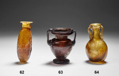 AMPHORISQUE EN VERRE, MÉDITERRANÉE ORIENTALE, ART ROMAIN, VERS LE 3e SIÈCLE