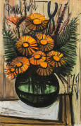 ¤ Bernard BUFFET 1928 - 1999 Soucis - 1979 Huile sur toile