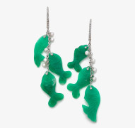 Margherita BURGENER  Paire de pendants d'oreilles