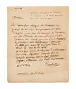 CLAUDE-LOUIS BERTHOLLET (1748-1822) Lettre autographe signée