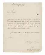 GASPARD MONGE (1746-1818) Lettre autographe signée