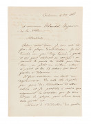 GUILLAUME-HENRI DUFOUR (1787-1875) Lettre autographe signée