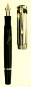 MONTBLANC Charles Dickens, stylo plume série limitée de la collection écrivains, sortie en 2001 à 18000 exemplaires (n° 12154) ren...