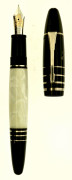 MONTBLANC Scott Fitzgerald, stylo plume série limitée de la collection Ecrivains sortie en 2002 à 18500 exemplaires (n° 5379) en h...