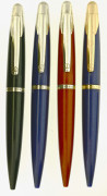 DUNHILL 4 stylos bille de la collection AD 2000.