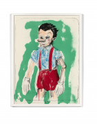 Jim DINE Né en 1935 Pinocchio coming from the green - 2011