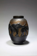 GALLÉ  Vase aux éléphants - Circa 1925