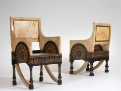 Carlo BUGATTI 1855-1940 Deux fauteuils - Circa 1902