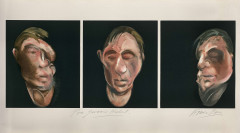 Francis BACON 1909 - 1992 Trois études pour un autoportrait - 1991