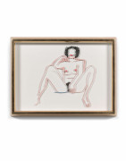 Tom WESSELMANN 1931 - 2004 Monica sitting with legs spread - 1986 / 1997 Peinture alkyde sur métal découpé