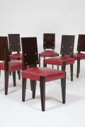 André Sornay 1902-2000 Suite de six chaises - Circa 1937