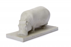 Armand PETERSEN & MANUFACTURE NATIONALE DE SEVRES 1891-1969 "Hippopotame"