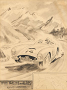 Géo HAM (Georges Hamel) 1900-1972 XVIIIème Rallye des Alpes