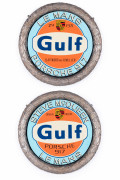 GULF - PORSCHE 917  Deux plaques décoratives