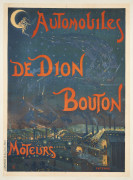 AUTOMOBILES DE DION BOUTON MOTEURS  D'après H&E, circa 1905
