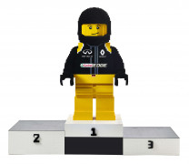 2017 RENAULT F1 TEAM X LEGO  Pilote sur podium - Pièce unique