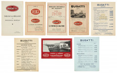 BUGATTI  Ensemble comprenant