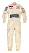 AYRTON SENNA (1960-1994)  Rare combinaison de course - Toleman - saison 1984 - Première saison en Formule 1
