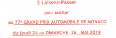 DEUX LAISSEZ-PASSER