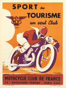 Géo HAM (Georges Hamel) 1900-1972 Motocycle Club de France - Sport ou Tourisme