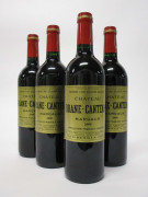 4 bouteilles CHÂTEAU BRANE CANTENAC 2000 2è GC Margaux