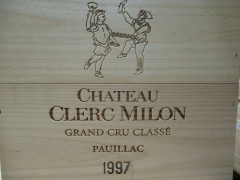 3 magnums CHÂTEAU CLERC MILON 1997 5è GC Pauillac Caisse bois d'origine