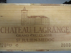 12 bouteilles CHÂTEAU LAGRANGE 2000 3è GC Saint Julien