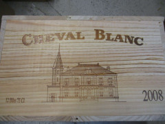 12 bouteilles CHÂTEAU CHEVAL BLANC 2008 1er GCC (A) Saint Emilion Caisse bois d'origine (Cave 2)