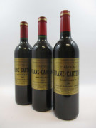 6 bouteilles CHÂTEAU BRANE CANTENAC 2001 2è GC Margaux